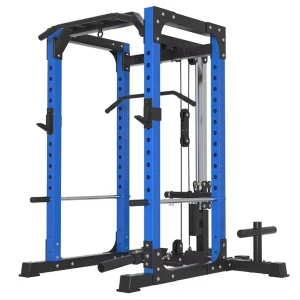 High Quality Metal Multifunctional Pull up Bar Power Cage Squat Rack Leg Press Smith Strength Training Machine