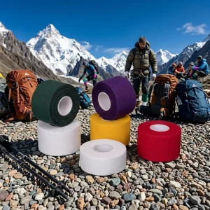 High Quality Rayon Rigid Athletic Tape Medical Grade Sports Strapping Tape for Finger Protection Climbing Gym Tape