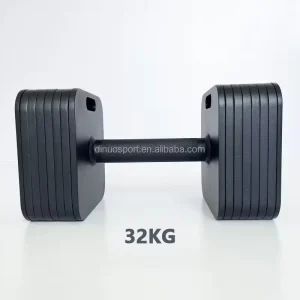 High Quality Solid Steel Insert Dumbbell Set 20kg 24kg 28kg Super Fast Adjustable Support Kettlebell Barbell DINUO UYL-3008