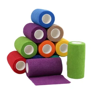 High Quality Sports Wound Support Self-adhesive Non-woven Elastic Cohesive Bandage for Body Care