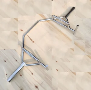 High-Strength Open Hex Trap Triceps Barbell Chrome Weight Bar