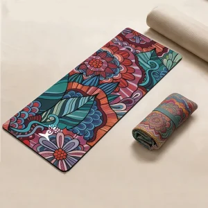 Highly Absorbent Quick-Dry Microfiber Non-Slip Yoga Towel with Custom Logo
