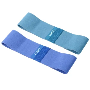 Hip Circle Fitness Elastic Exercise Band Set, Durable Latex Resistance Bands for Adults