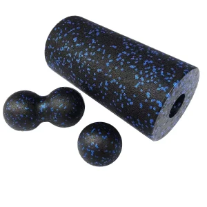 Hollow-Column EPP Foam Roller and Peanut Ball Three-Piece Set for Fitness, Yoga and Rehabilitation