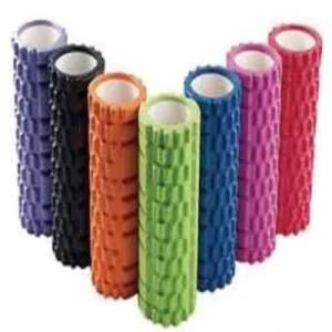 Hollow EVA Outer and PVC Inner Foam Roller, 33 x 14 cm, for Fitness, Yoga, and Back Massage