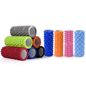 Hollow Foam Roller with Double-Layer Texture for Deep Tissue Massage, Yoga, and Home Gym Exercise