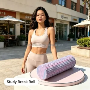 Hollow Solid Foam Roller for Yoga Fitness Massage and Muscle Relief