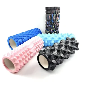 Hollow Yoga Foam Roller, 13 x 33 cm / 14 x 45 cm, EVA/PVC Material