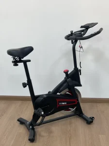 Home Bike Friction Resistance Belt Drive LCD Display Steel Frame Indoor Mini Machine Adjustable Seat 100kg Max