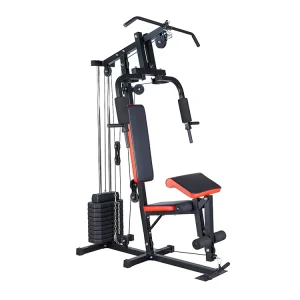 Home Bodybuilding Multifunctional Station Power Cage Squat Rack Bench Weight Training Smith Machine