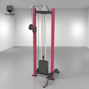 Home Cable Pulley Exercise Machine with Pull-Down, Crossover, and Squat Features for Chest, Shoulder, Back, and Arm Training