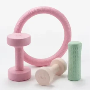 Home Eco-Friendly Silicone Fitness Equipment Set with Pilates Ring Dumbbells and Hand Grip Trainer for Women Strength Workout