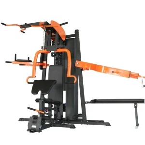 Home Exercise Machine Multi-Function Home Gym Fitness Equipment, Three-Station Home Gym