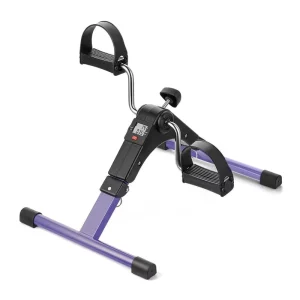 Home Fitness Arm and Leg Trainer Mini Pedal Exercise Bike, Steel and Plastic, Portable, LED Display, MB-103