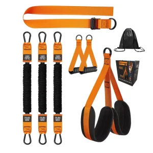 Home Fitness Equipment Pull Up Power with Auxiliary Trainer Elastic Rope Tension Horizontal Bar Exercise Bands
