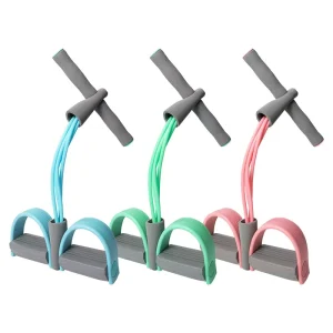 Home Fitness Pedal Puller with Tension Straps and Yoga Ropes, Sit-Up Aid for Yoga Practice