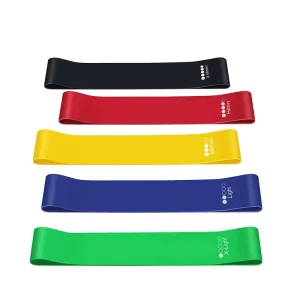 Home Fitness Yoga Mini Pull-Up Loop Resistance Band, Pilates Rubber Elastic Training Band
