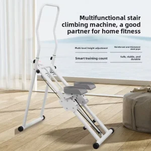 Home Foldable Indoor Stepper Stair Climber Exercise Machine