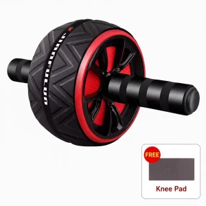 Home Gym Ab Roller Wheel with Knee Pad, ABS Core, Abdominal Exercise Trainer Set