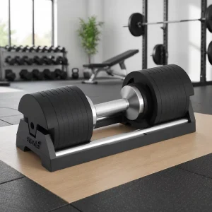 Home Gym Adjustable Dumbbell 45kg Fast Select Weight Dumbbell Set Strength Training OEM Factory