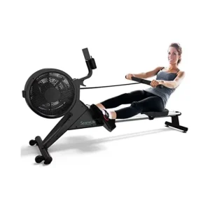 Home Gym Air Rower with LCD Monitor