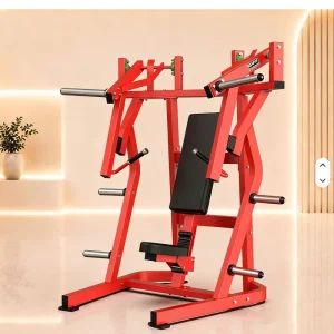Home Gym Board-Mounted Loaded Seated Chest Press Machine for Strength Training