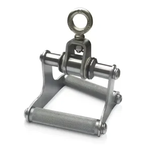 Home Gym Cable Attachment Handle Machine Exercise Chrome PressDown Strength Training