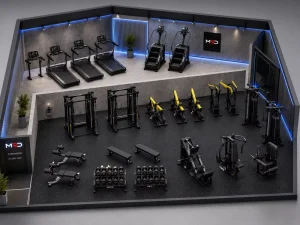 Home Gym Cardio and Strength Machines Accessories Custom Color Logo Wooden