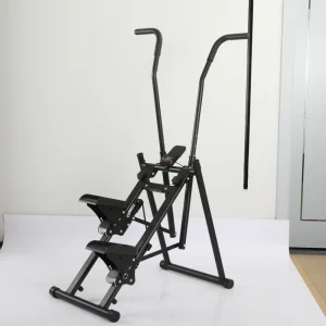 Home Gym Collapsible Vertical Climber Machine Metal Stair Climber Workout Equipment Handle Home Use Fitness Exercise