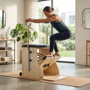 Home Gym Equipment Maple Wood Wunda Chair MJD W18A Pilates Balance Training Machine