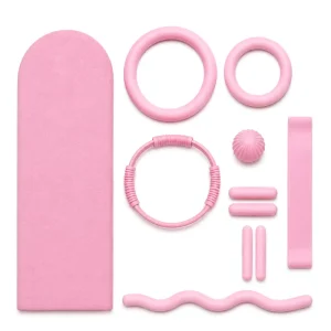 Home Gym Fitness Set Yoga Mat Pilates Reformer Barbell Power Ring Silicone Dumbbell Yoga Pilates Accessories