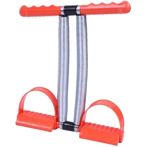 Home Gym Foot Exerciser with Sit-Up Pedal, Pull Rope, Spring Expander, and Tummy Trimmer