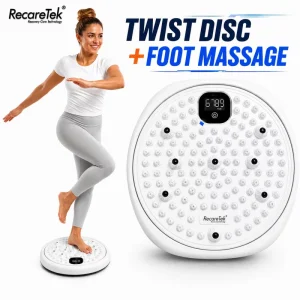 Home Gym Foot and Waist Twister Rehabilitation Exercise Machine