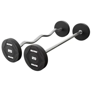 Home Gym Free Weight Lifting Fixed Barbell Set