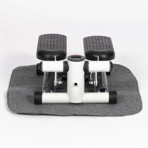 Home Gym Mini Stepper Low Impact Cardio Equipment ABS Steel Resistance Bands Core Workout Portable