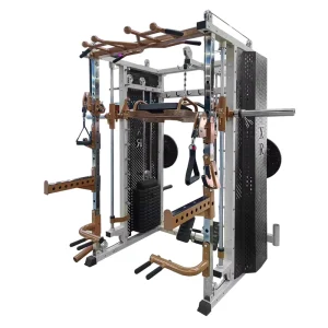 Home Gym Multi-Function Smith Machine Cable Crossover Weightlifting Training Machine