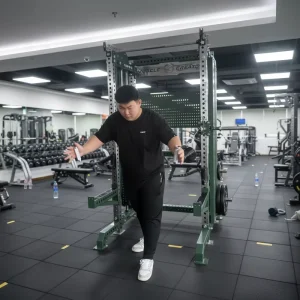 Home Gym Multi-Function Station for Leg, Chest, Back, and Arm Training Cable Crossover