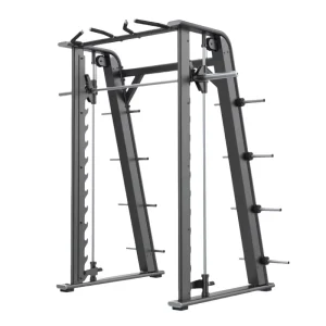 Home & Gym Multi Power Rack Adjustable Squat Linear Smith Machine Stainless Steel Commercial 5 Stations