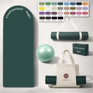 Home Gym Pilates Yoga Set with Silicone Power Ring, Beam Dumbbell, Resistance Band, Yoga Ball, Ankle Weight and Yoga Mat