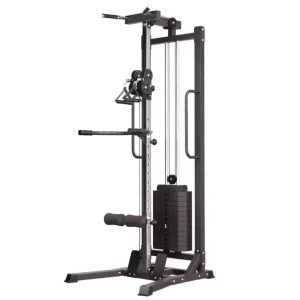 Home Gym Single Cable Crossover and Lat Pulldown Power Rack