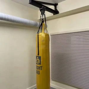 Home Gym Sliding Rail Punch Bag Bracket Trolley Rail Rack System