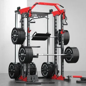 Home Gym Smith Cage Rack 10 in 1 Cable Crossover Pull Up Bar Leg Press Attachment Carbon Steel Stainless Steel
