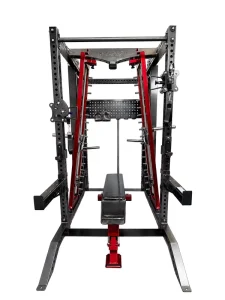 Home Gym Smith Machine Tower Half Cage Strength Station