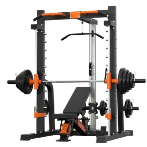 Home Gym Squat Bench Press Rack Smith Machine Multi-Station Trainer AC-8035