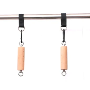 Home Gym Stable Comfortable Training Climbing Hold Grip Strengthener Wooden Pull up Grip