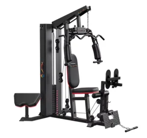 Home Gym Strength Trainer Adjustable Cable Pulley Multi-Exercise Machine