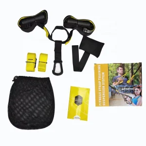 Home Gym Strength Training Kit with Resistance Bands, Straps, and Handles