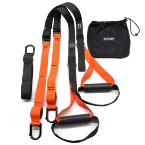 Home Gym Suspension Trainer Set with Resistance Straps