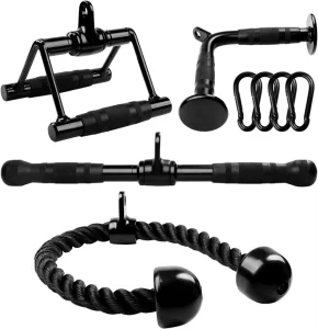 Home Gym Triceps Pulldown Attachment Cable Machine Accessory