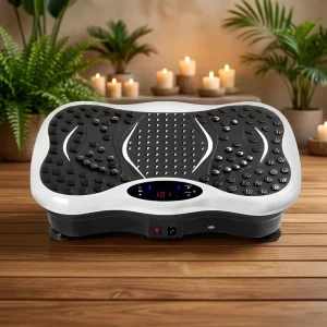 Home Gym Whole Body Vibration Machine, 200W Motor, 180 Speed Levels, 120KG Capacity, Oscillating Platform